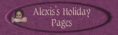 Alexis's Holiday Pages Banner