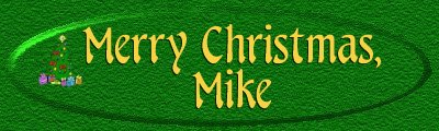 Merry Christmas, Mike Banner