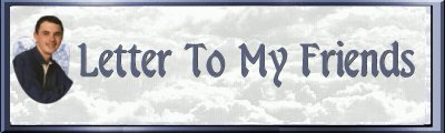 Letter To My Friends Banner