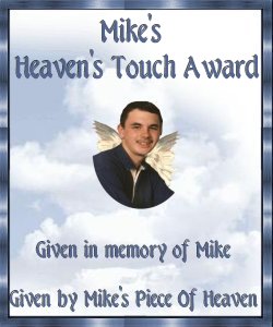 Mike's Heavenly Touch Award